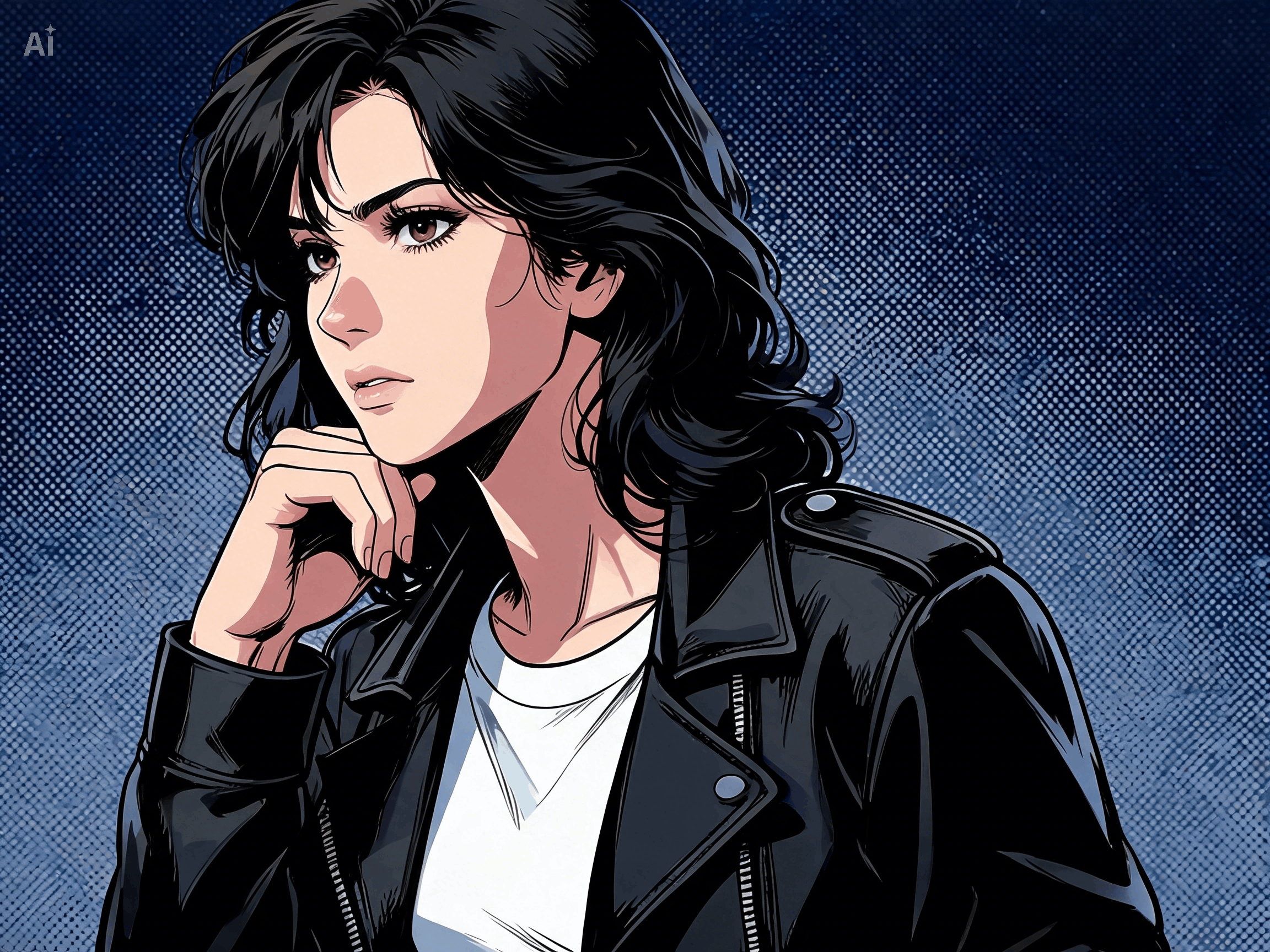Test portrait ideas for graphic scenes