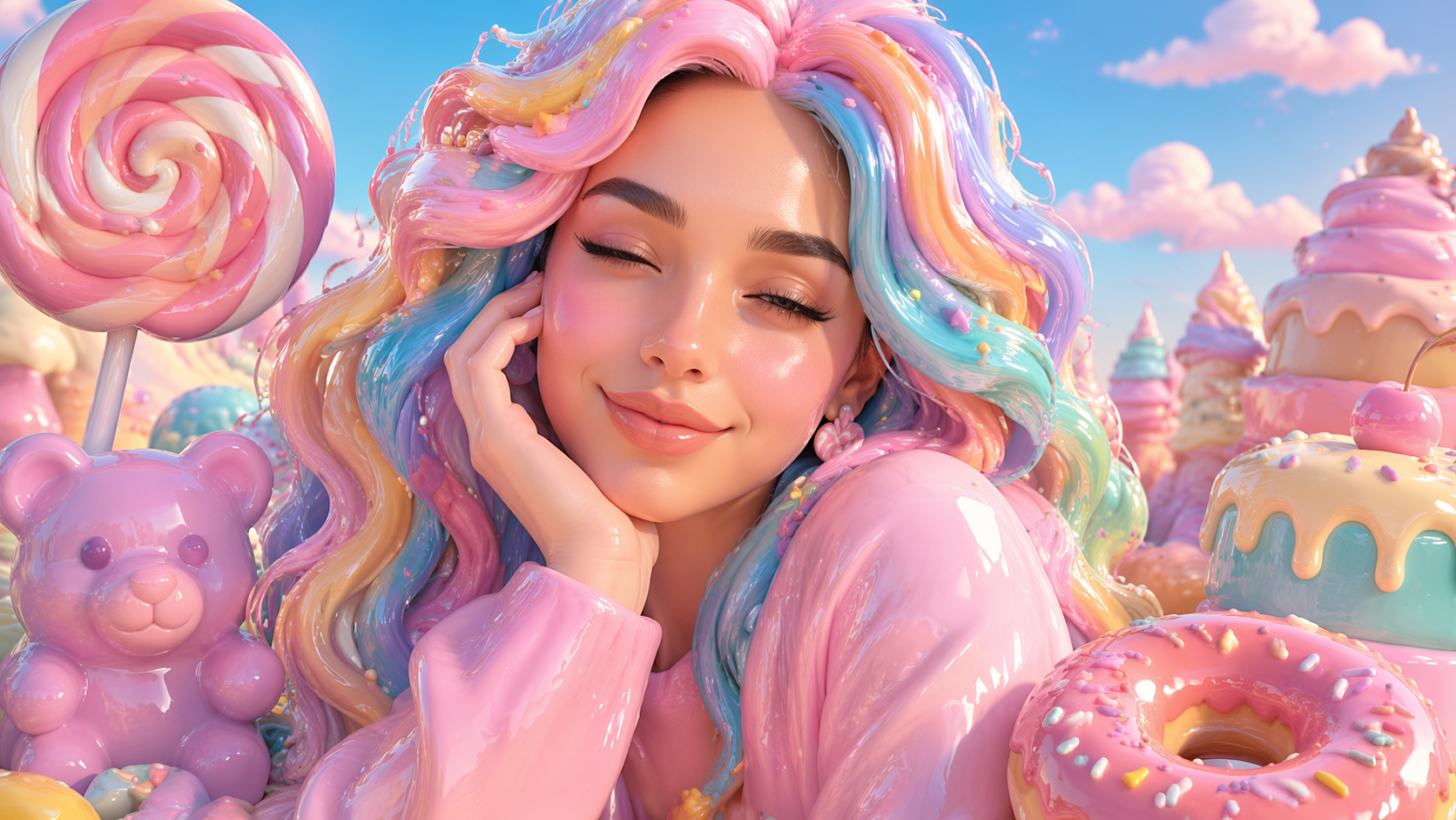 Dreamina AI candy filter 16:9 hero image