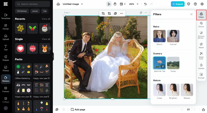 Free photo filters