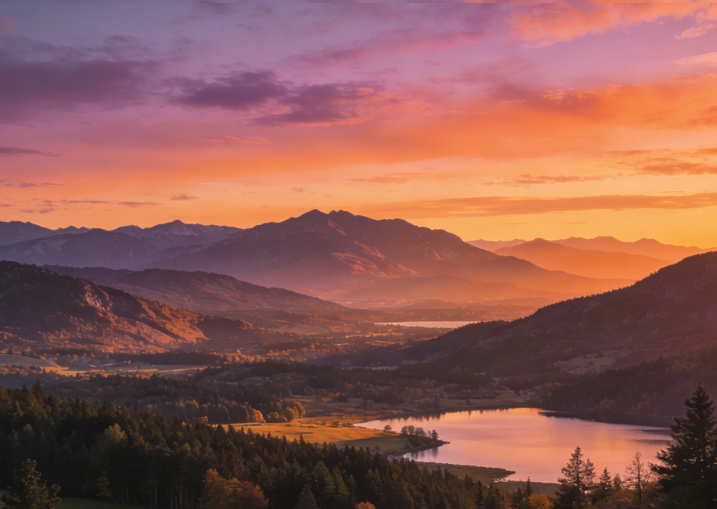 Enhance the landscape photo