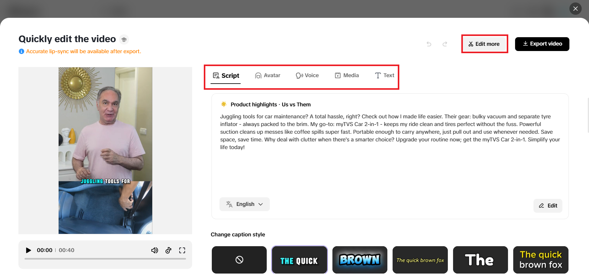 Personalizar seus visuais