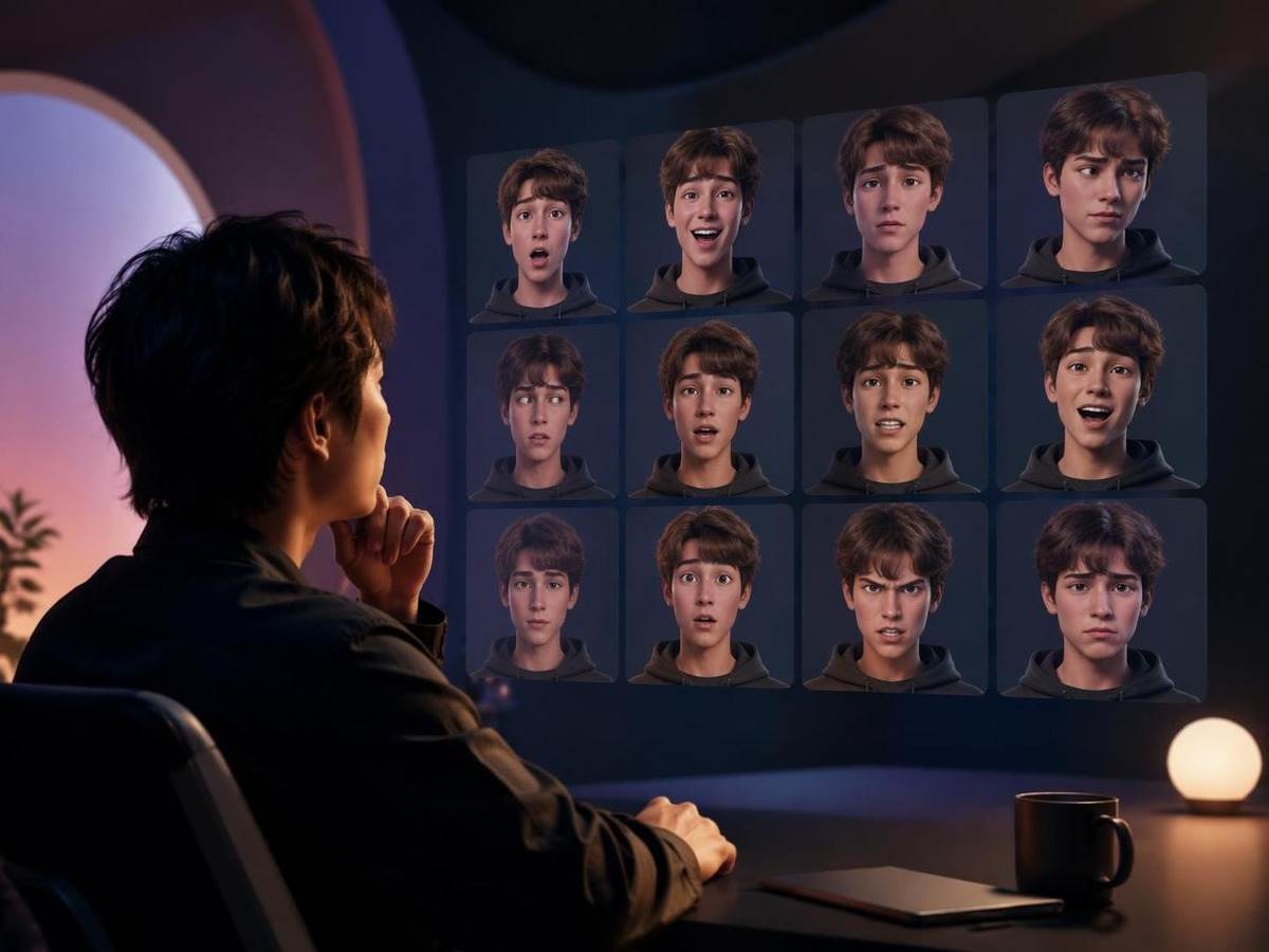AI facial motion capture prompt cover 2 in 4:3