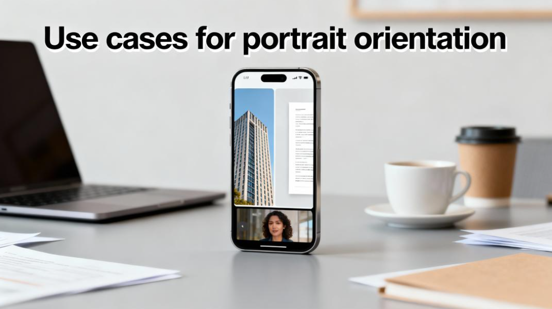 Explore os usos de imagens na orientação retrato