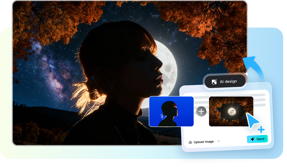 Overlay images using AI text prompts in CapCut