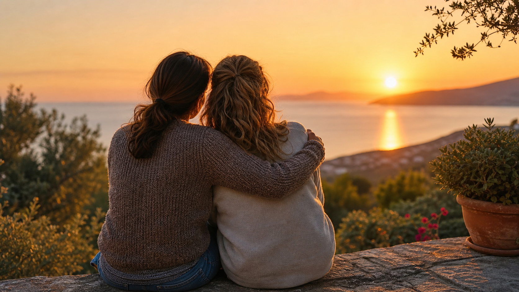 Sisters Growing Up Together prompt example