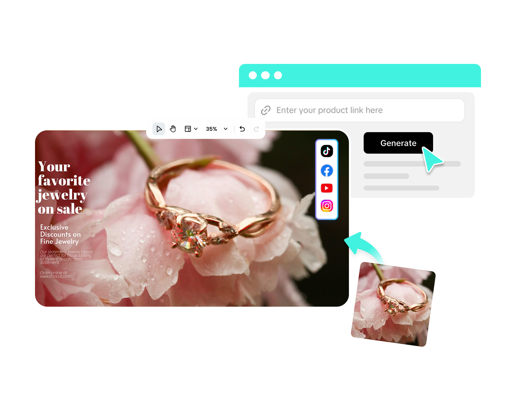 Free Jewelry Advertisement Creator Online