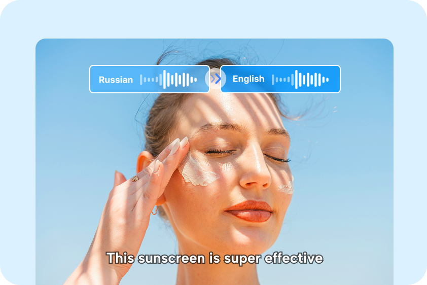 Produce targeted content with CapCut's Russian to English converter