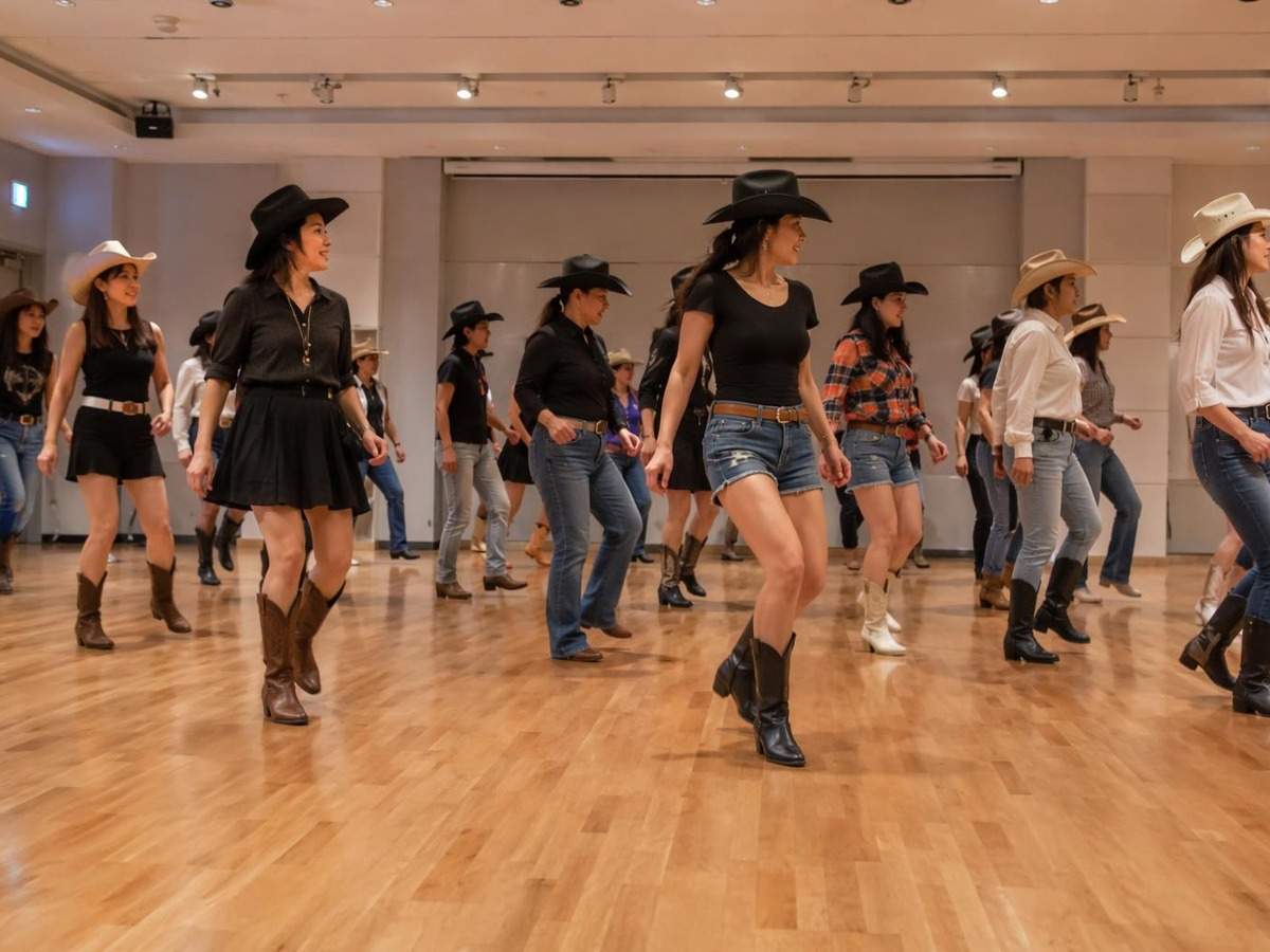 AI line dance generator snabb omslag 3 i 4: 3