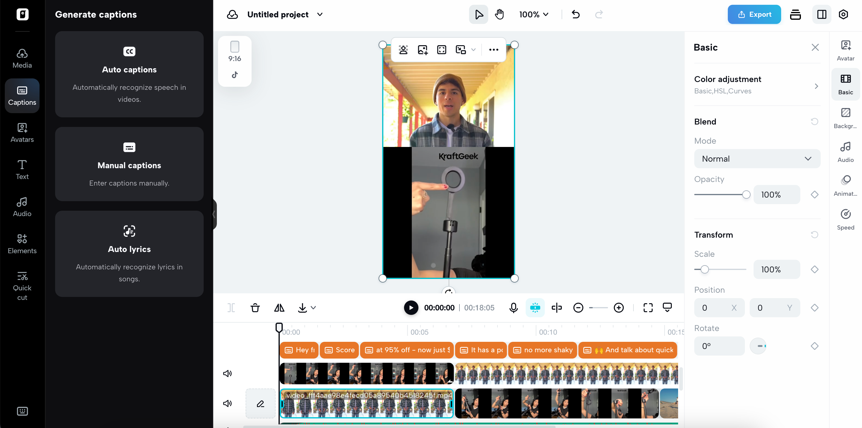 Further refine the content