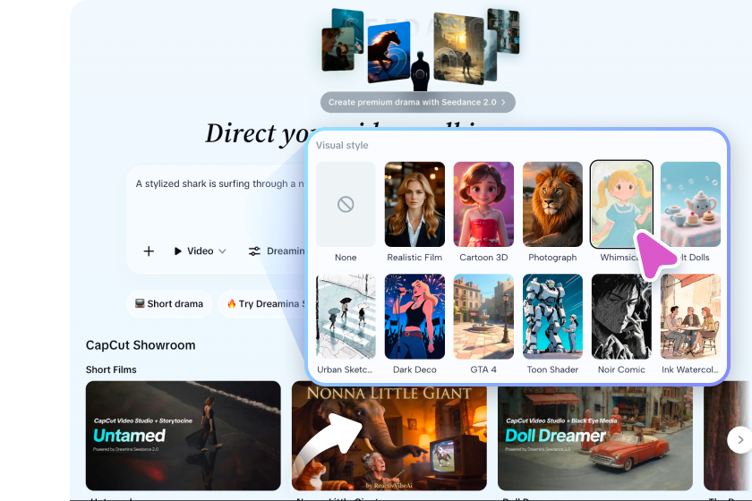 Step 2: Customize animation settings and generate video
