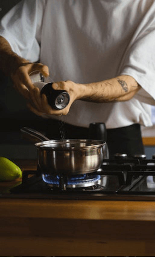 Timelapse cooking technique in YouTube food shorts to show long recipes