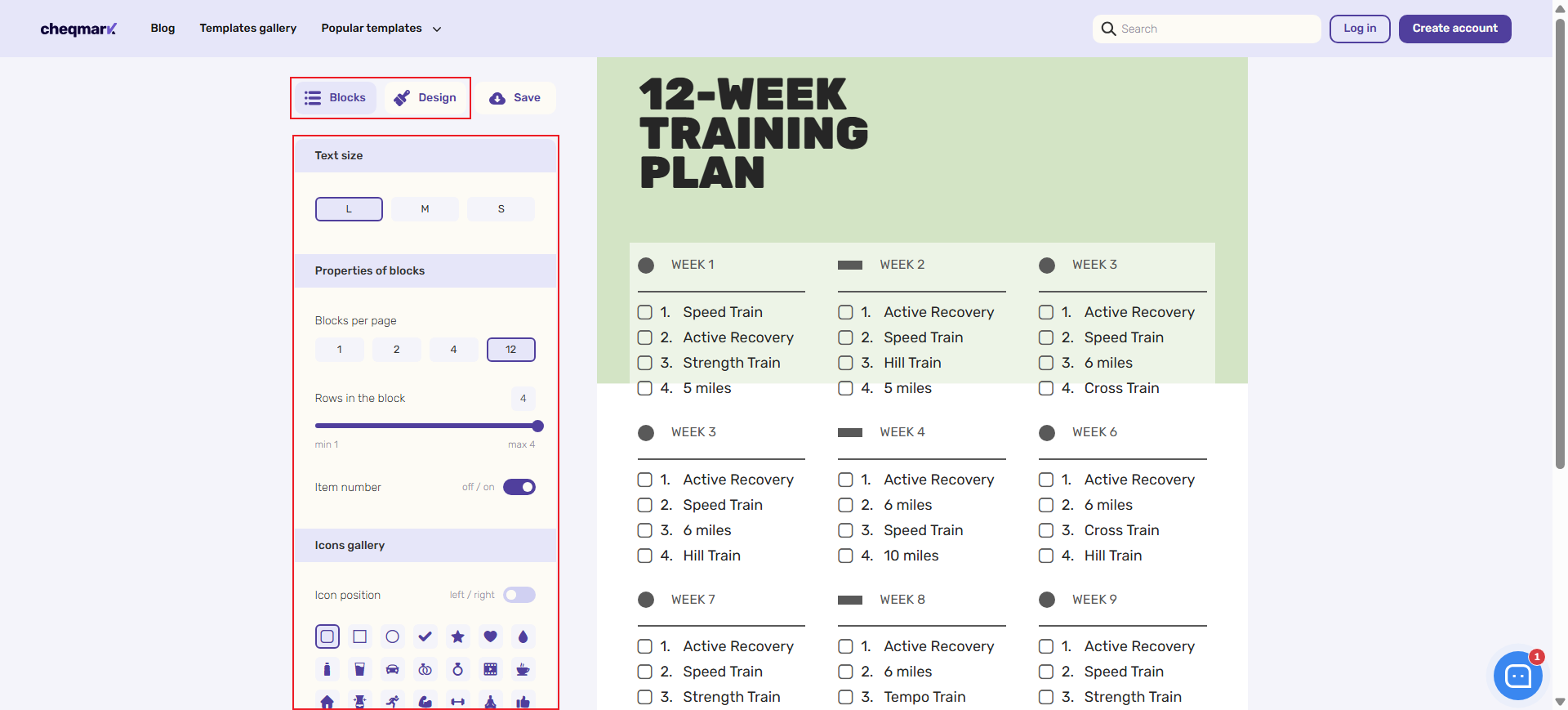 Create a digital checklist