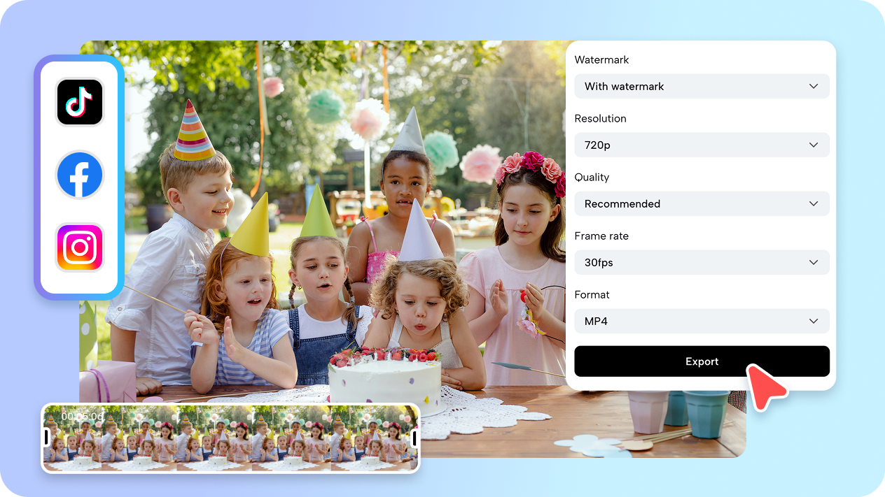 Ibahagi sa mga online na social platform