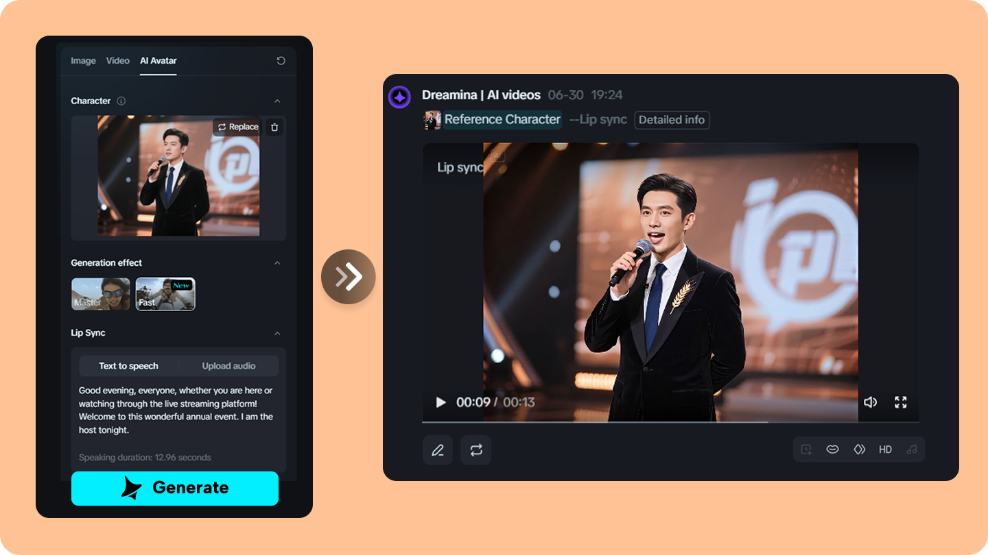 AI presenter