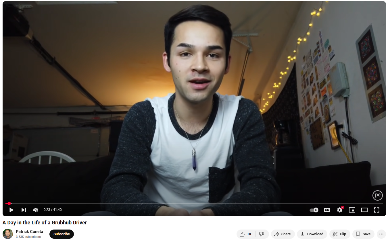 Un día en la vida de un conductor - Video de incorporación del conductor de Grubhub