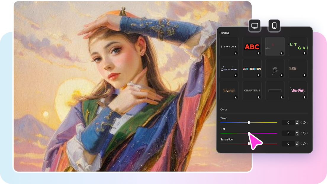 Personalizați-vă imaginile create de AI cu CapCut