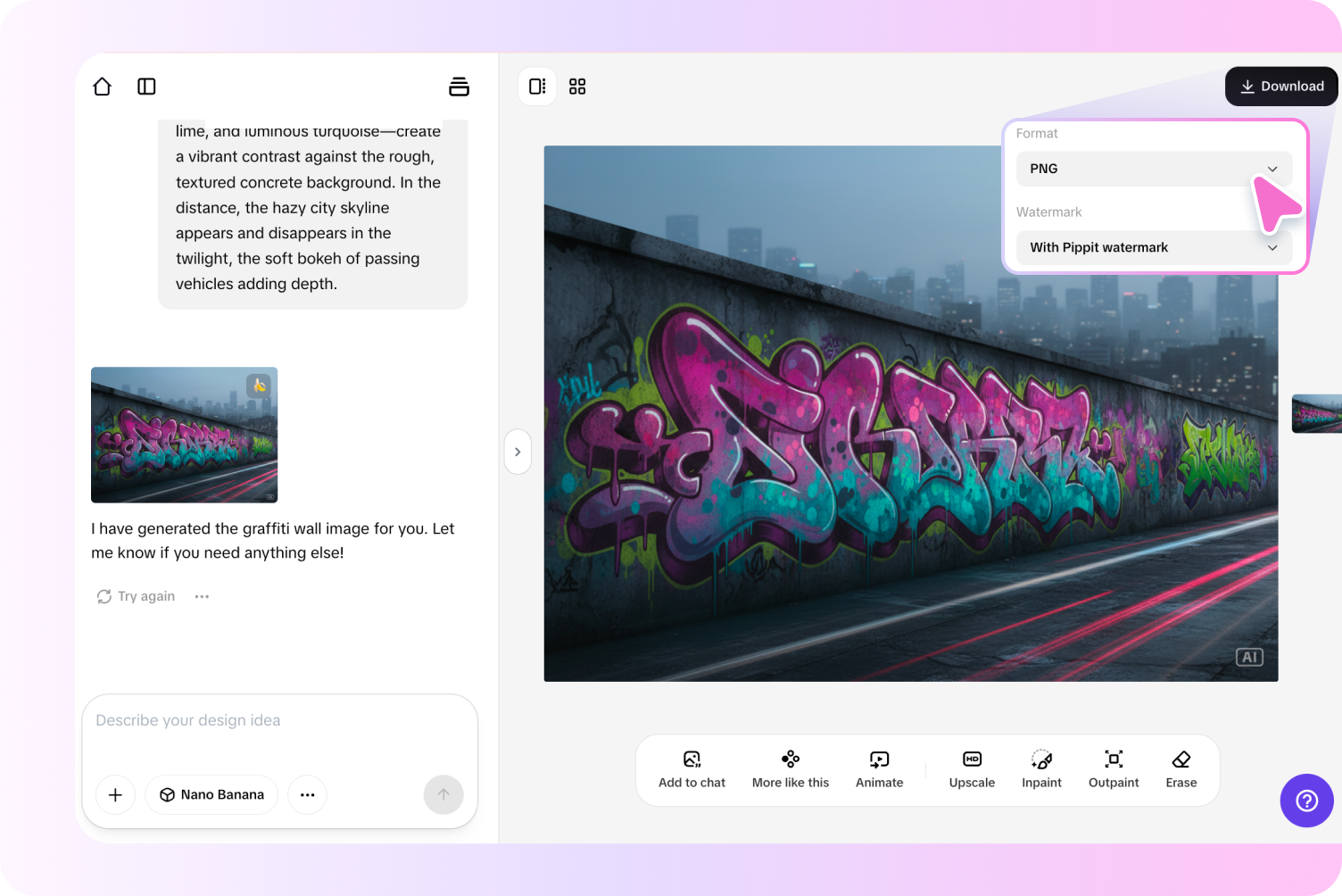 export your design