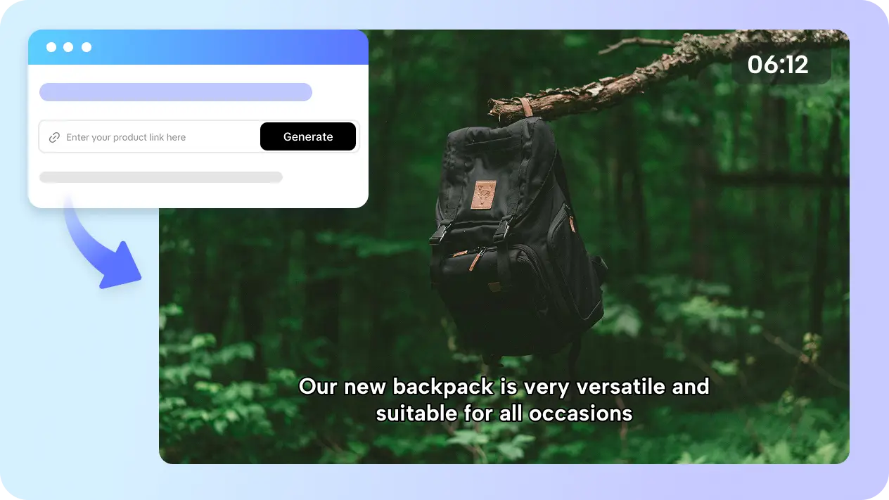 Explore multiple AI-generated video templates