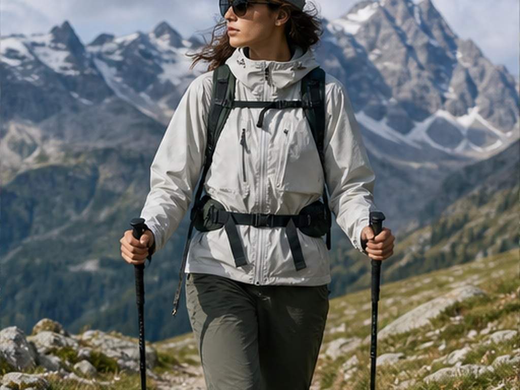 AI Gorpcore Filter prompt voorbeeld 2 - Alpine trail look