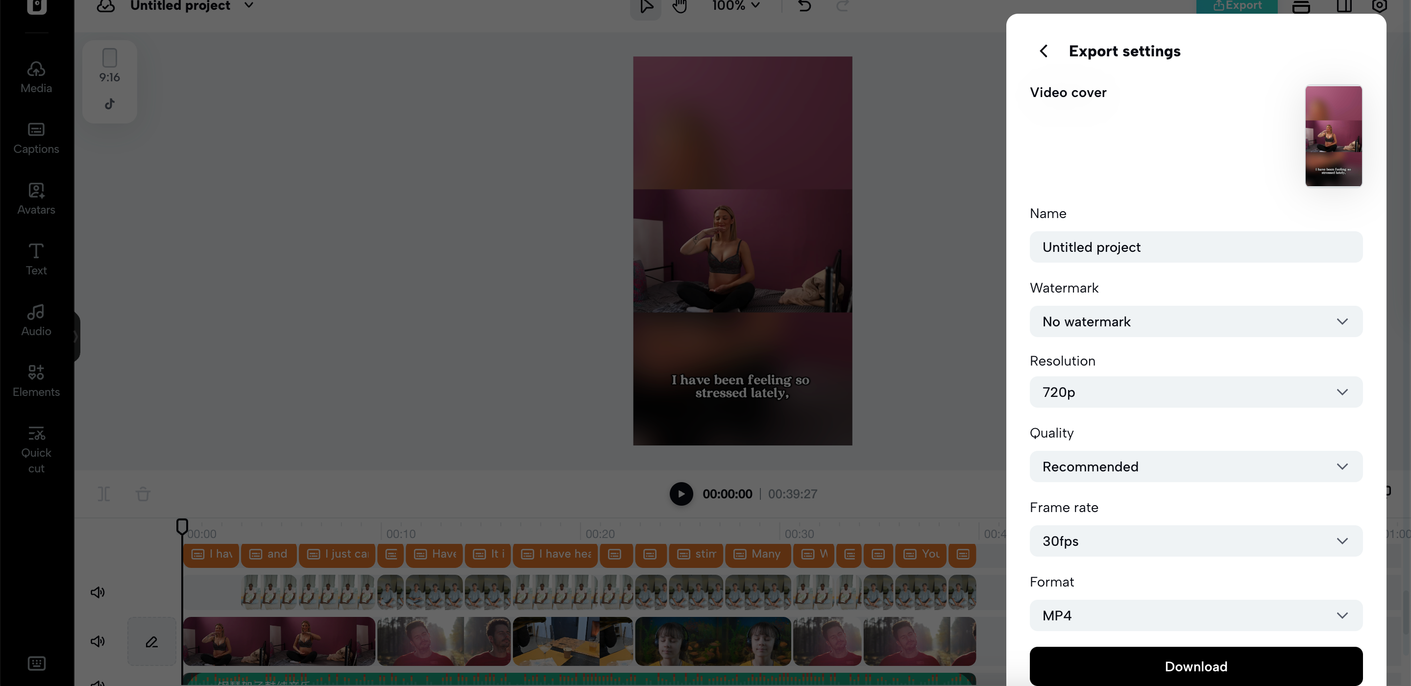 Mataas na kalidad ng mga opsyon sa pag-export
