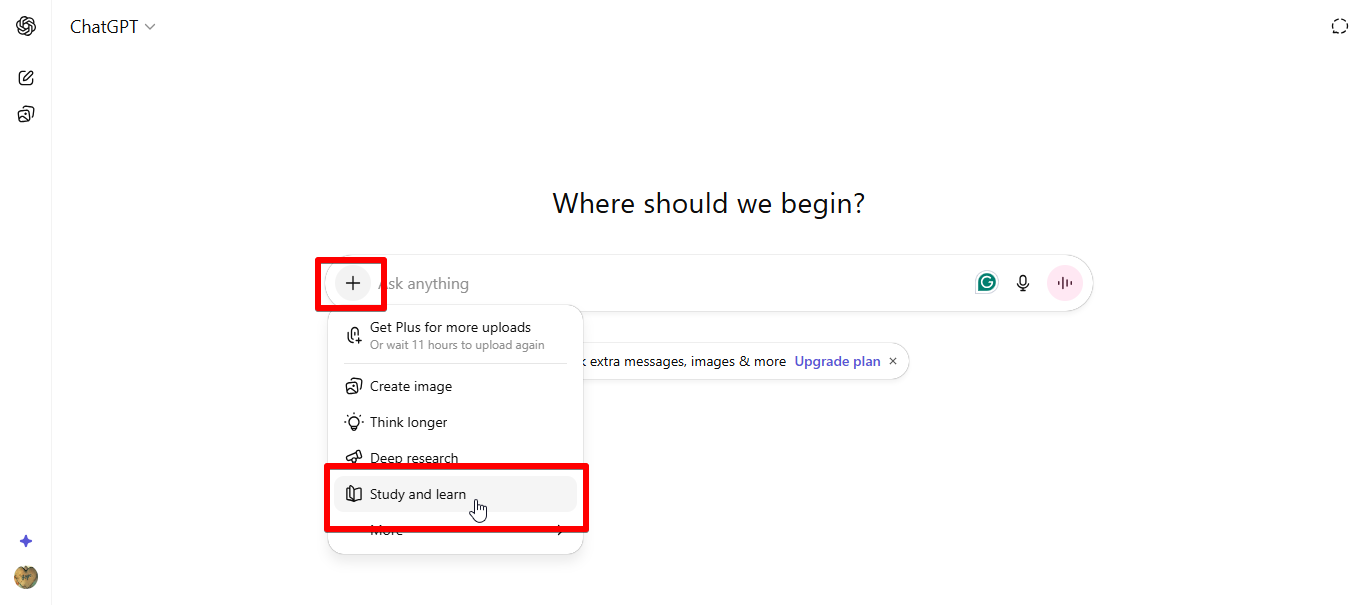 Study mode in ChatGPT 5