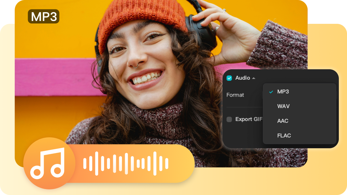 Compatible with common audio formats