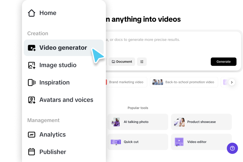 start with prompts and media