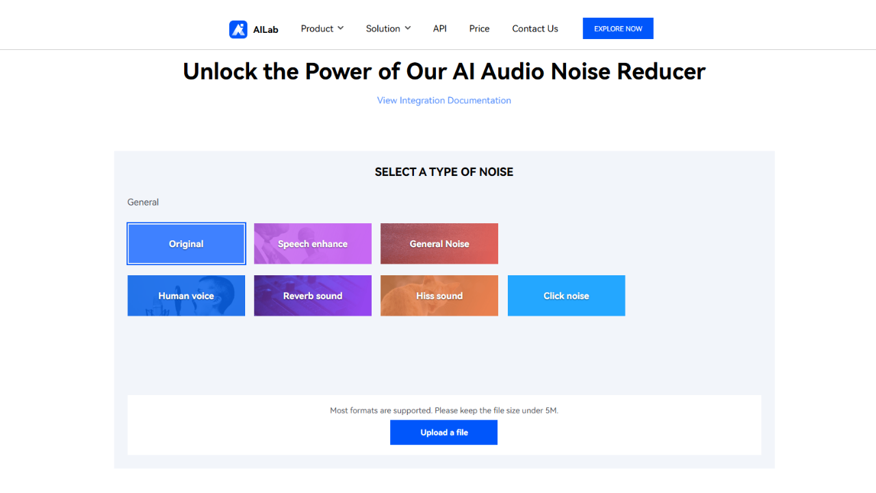 Wondershare AI Lab audio tools