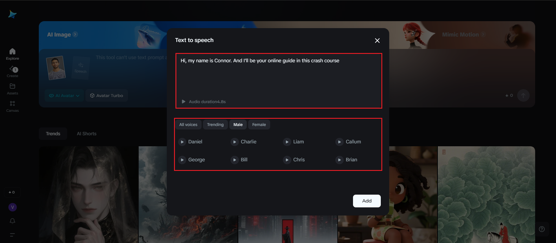 Add script and generate