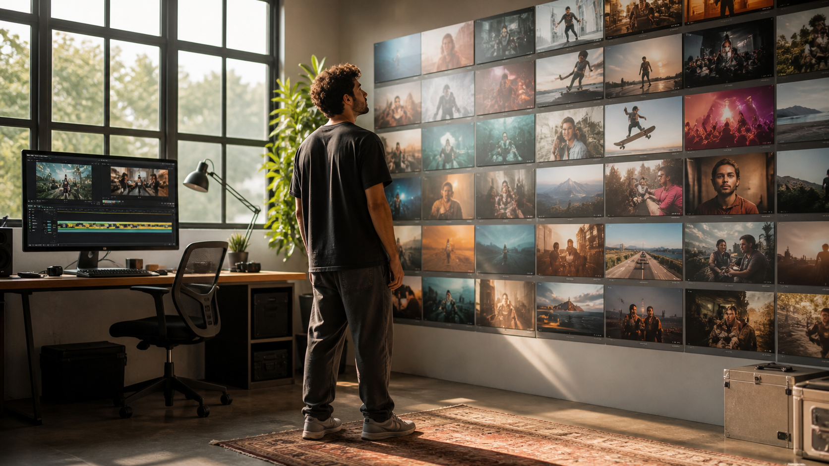explore page CapCut template Closing mood single-scene 16:9 visual