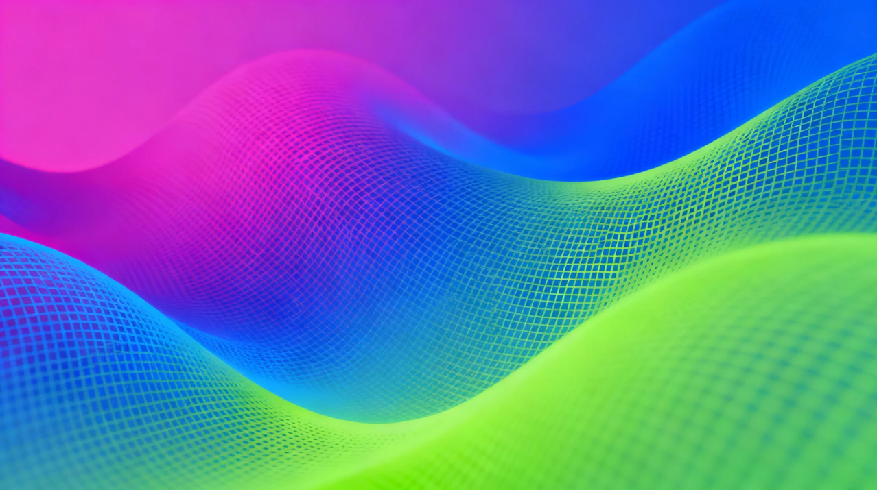 Neon pop mesh gradient image