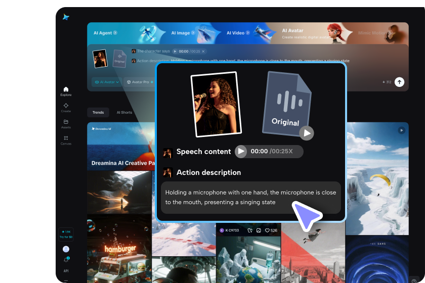  Set settings in Dreamina