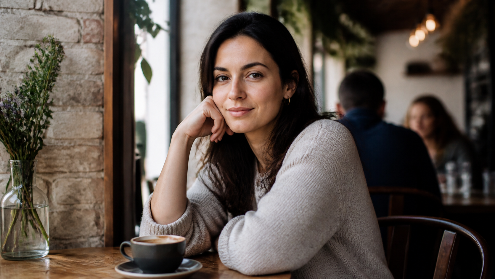 Ejemplo de retrato de café neutro