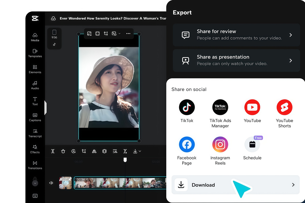 Exporteer videoclips