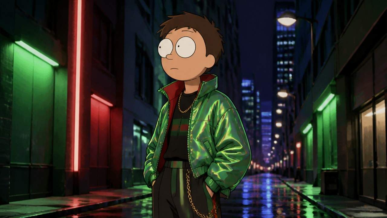 Gucci Morty Edit prompt result 1