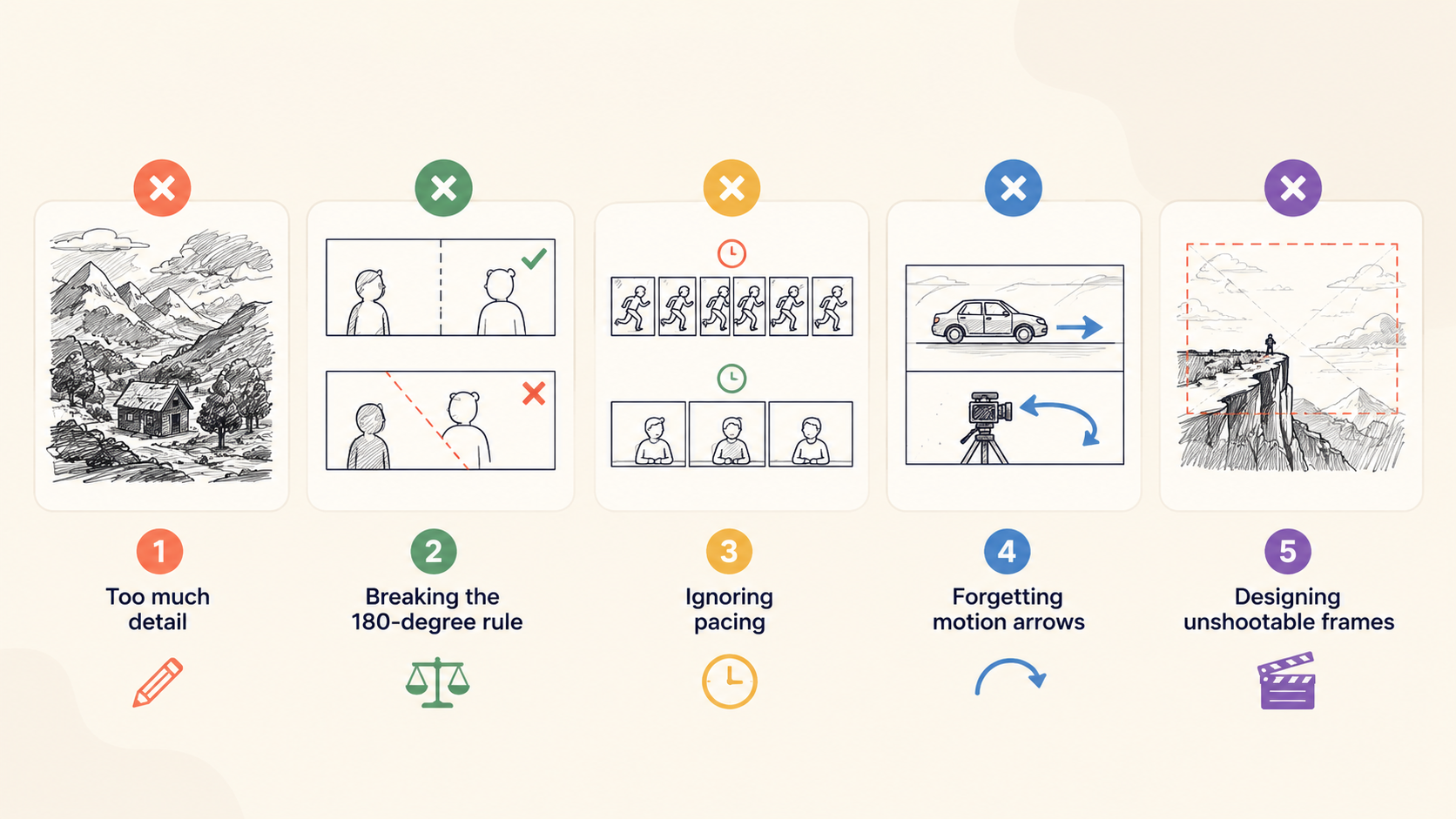 key storyboard mistakes filmmakers should avoid