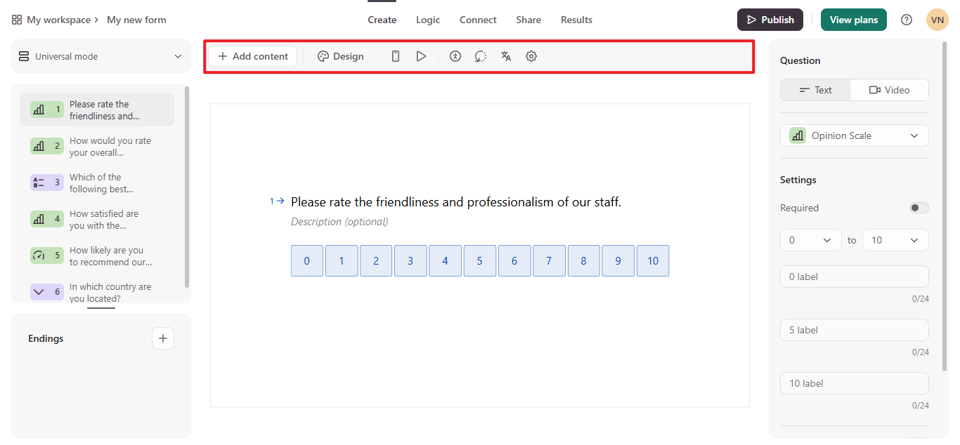 create online form free