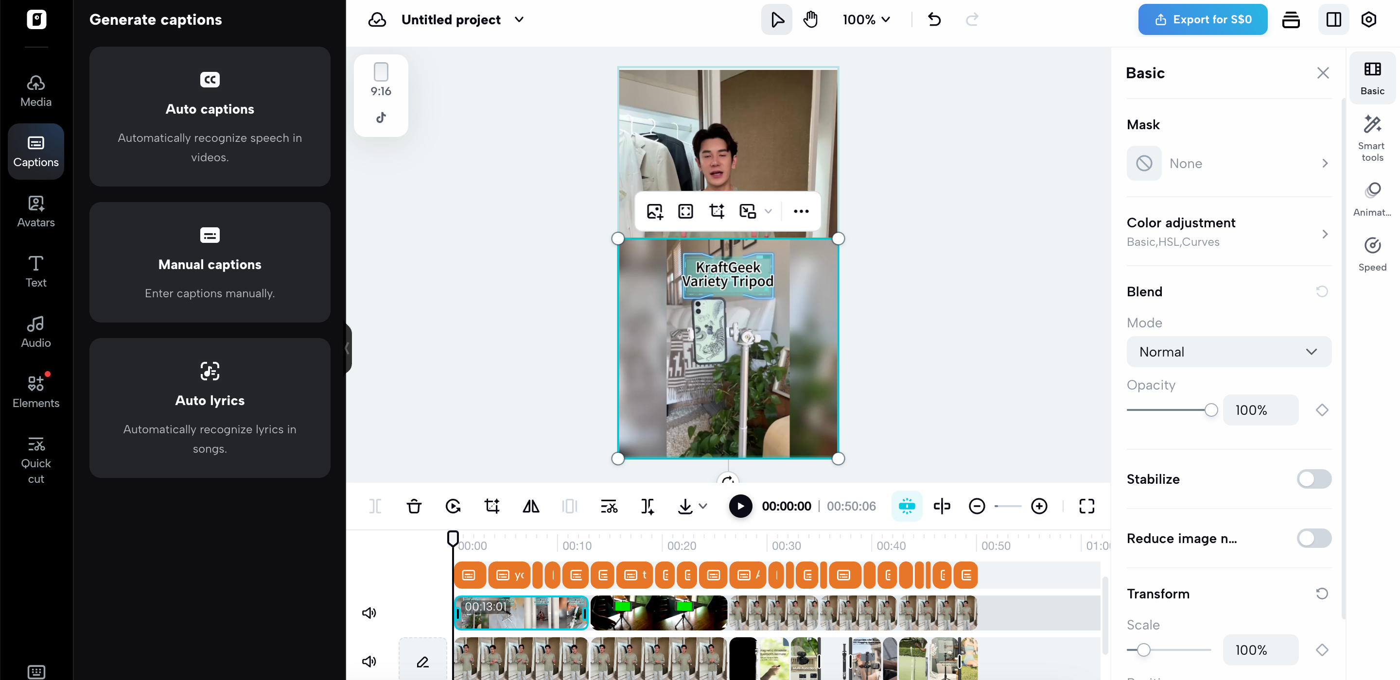 Fine-tune your video
