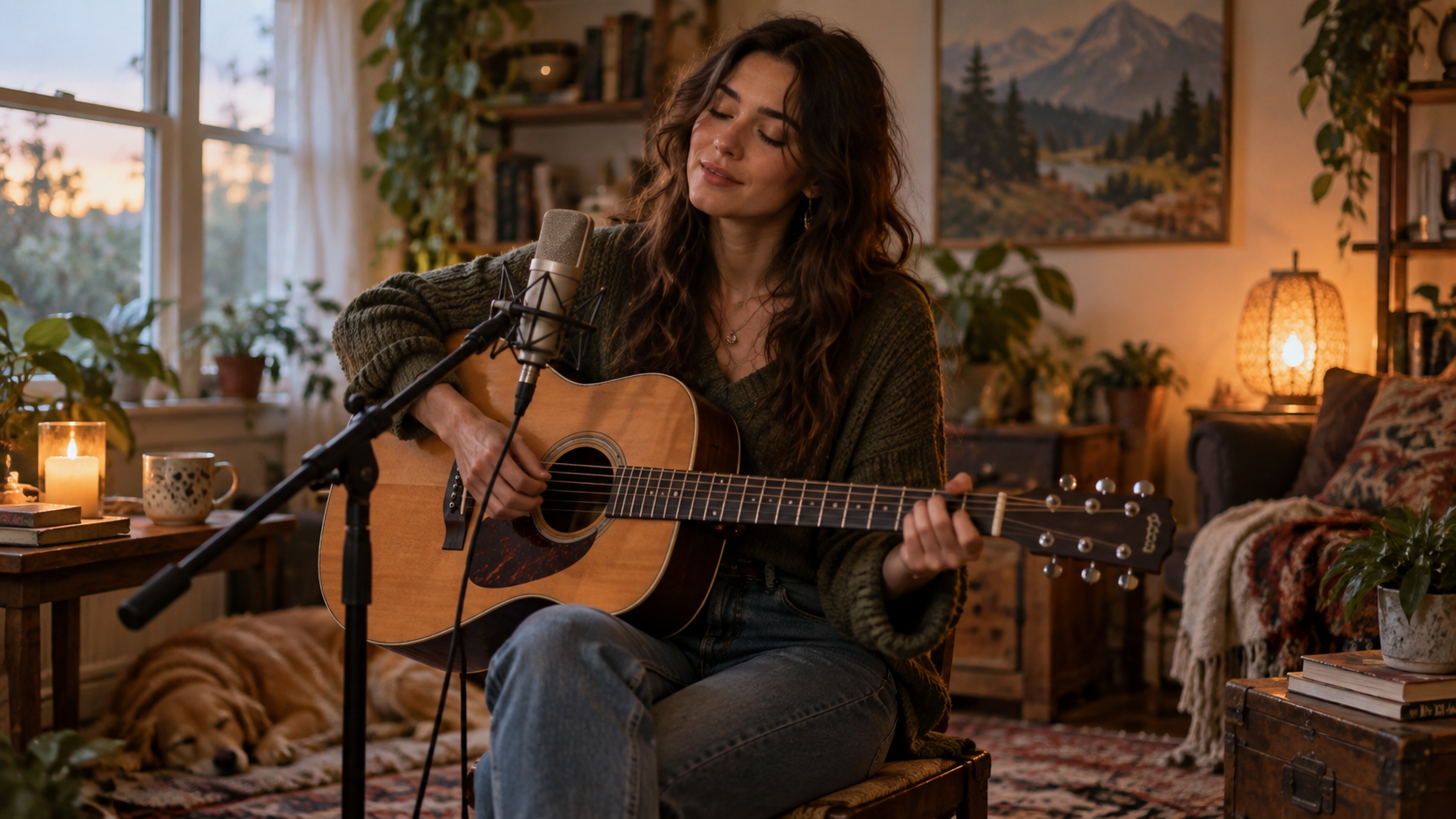 Acoustic session example