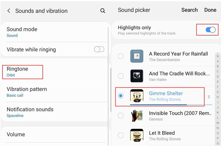 Setting ringtone from YouTube on Android