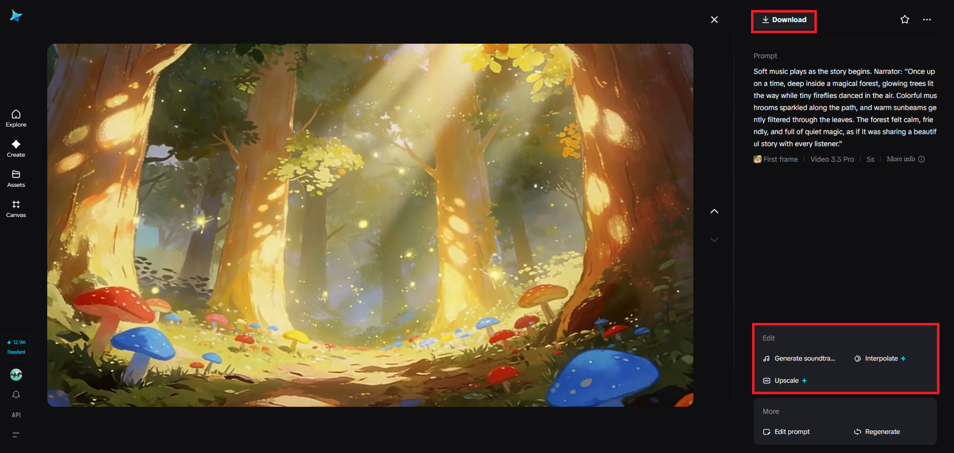 Preview, refine, and download
