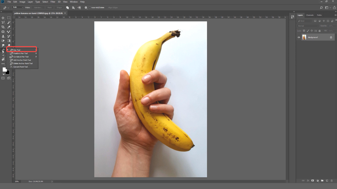 Select Pen Tool