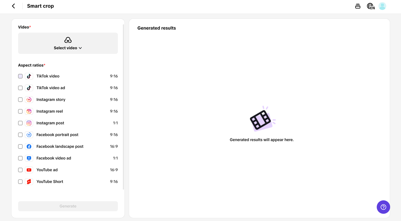 Flexible aspect ratio