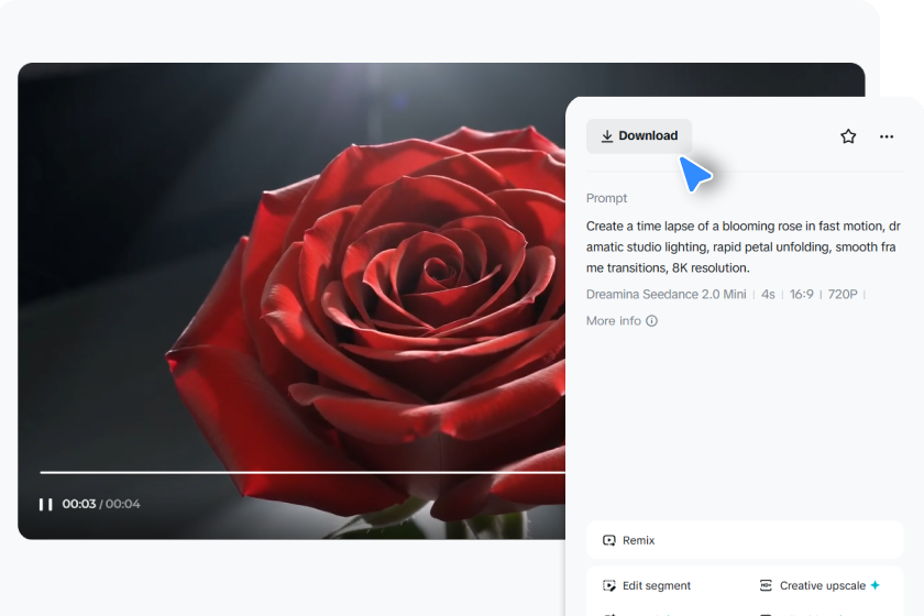 Preview flipped clips and export hd