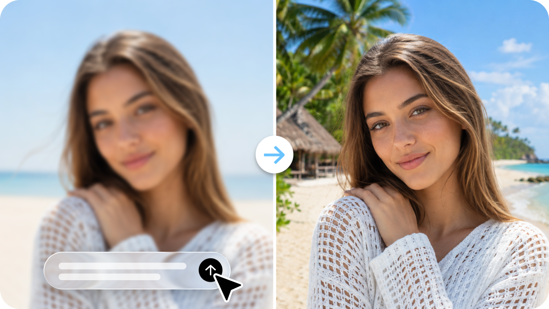 Background replacement and image refinement