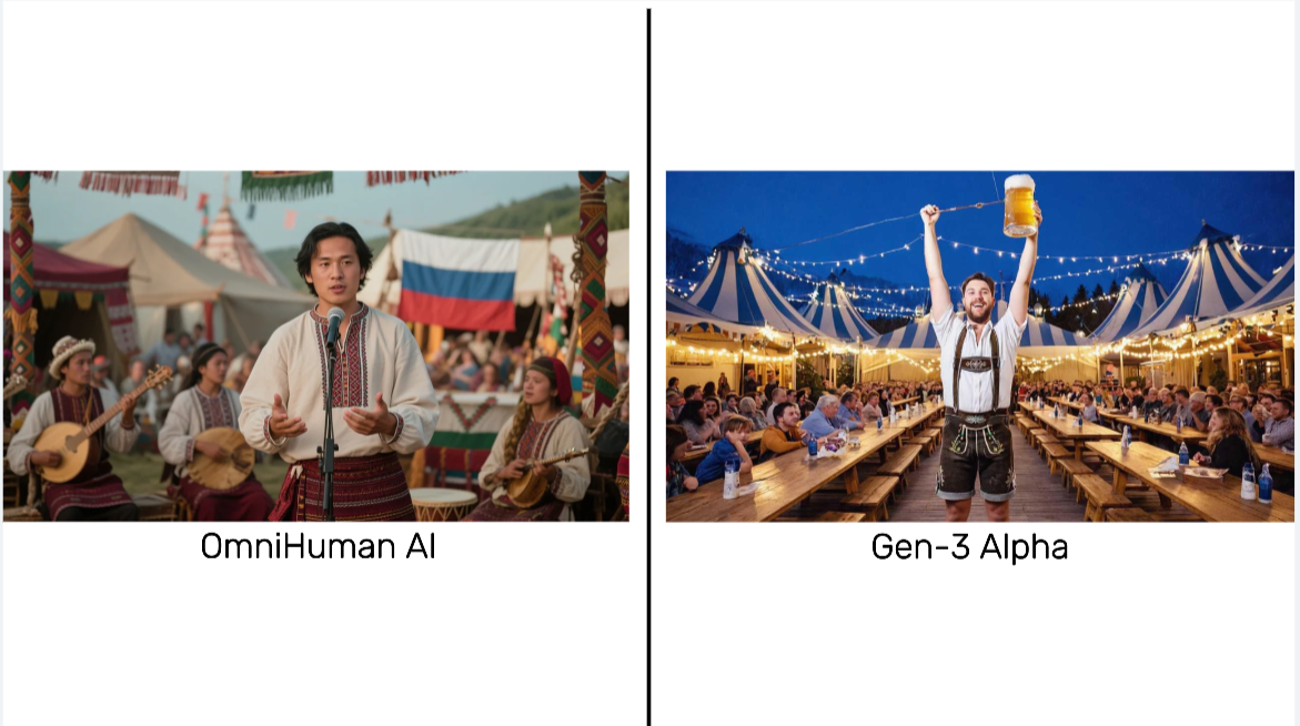 OmniHuman vs Gen-3 Alpha image for Test-4