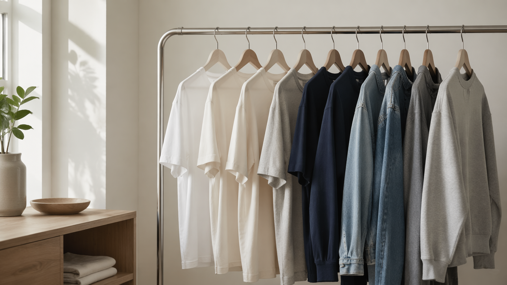 Dreamina normcore filter prompt beispiel 5: Einfaches Pendler-Outfit