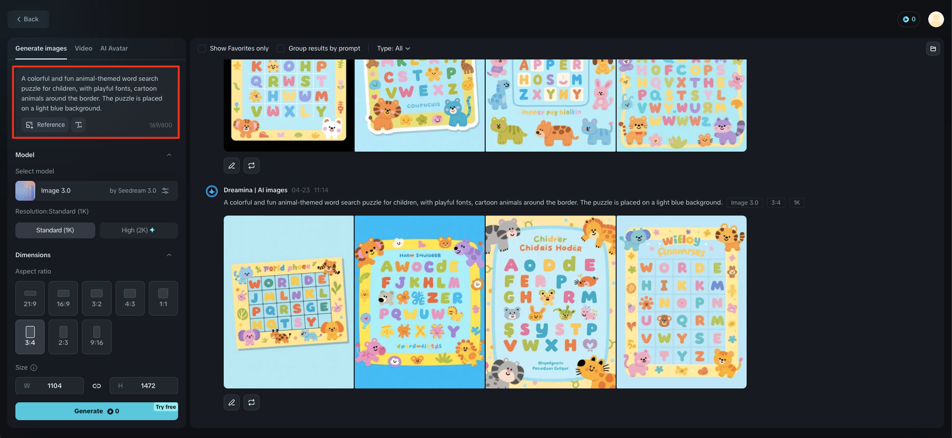 generatore di ricerca di parole gratuito