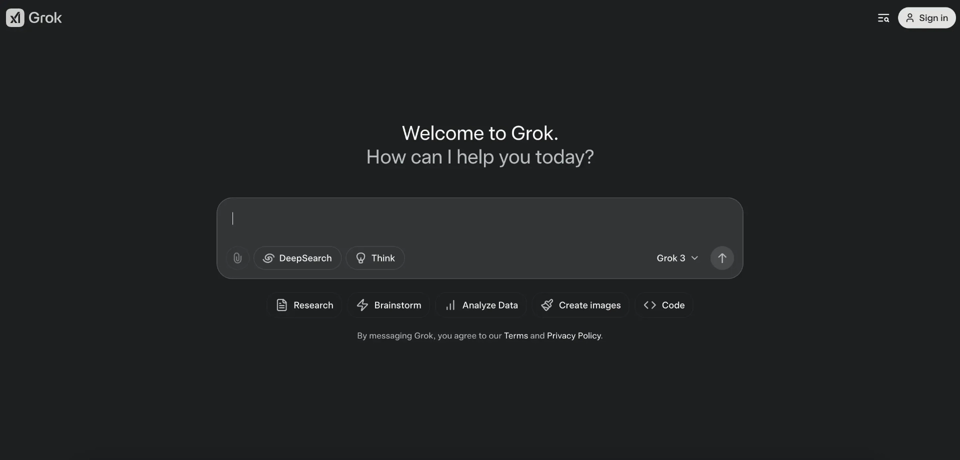 Grok—AI assistant