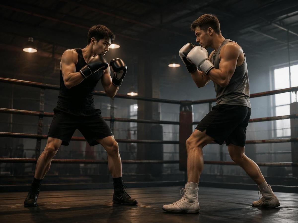 boxing motion transfer AI prompt cover 1 in 4:3